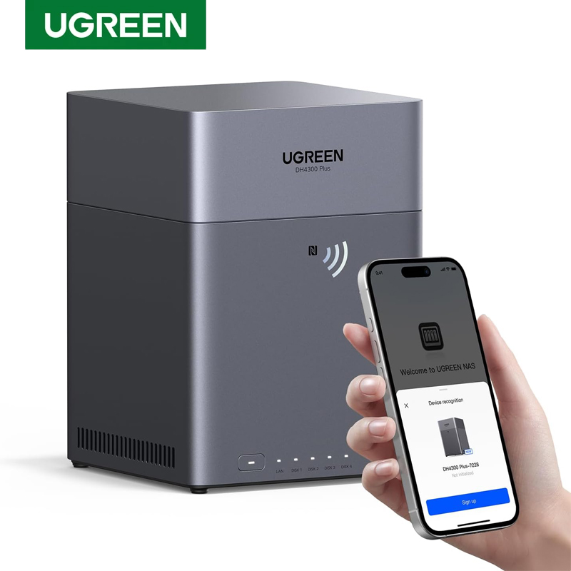 Khadas Vim4 8Gb - UGREEN NAS DH4300 Plus 4ベイ デスクトップNAS