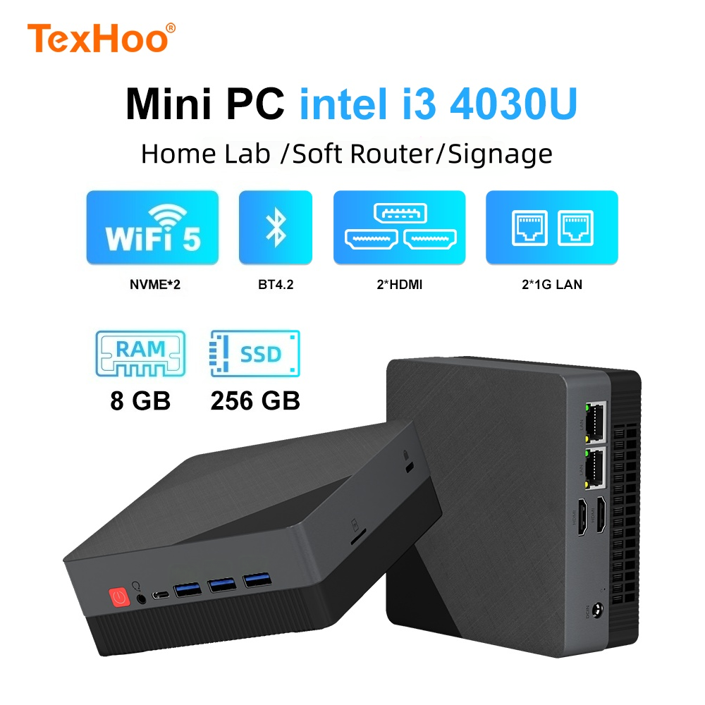 Texhoo MINI PC：Intel Core i3-4 - Khadas Vim4 8Gb のレビューと価格