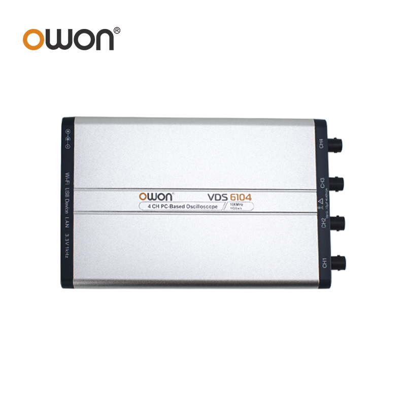 OWON VDS6074 VDS6104 仮想 PC デジタ - Digital Storage Oscilloscope 100Mhz 4Ch のレビューと価格
